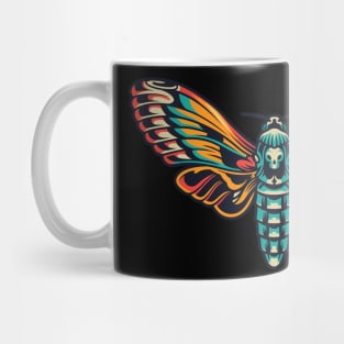 butterfly skull Mug